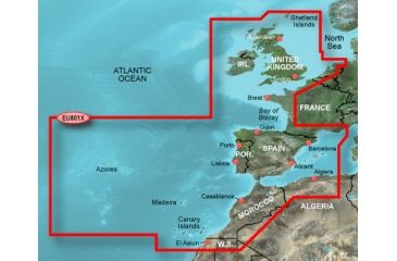 Image of Garmin BlueChart g2 - Europe, Northwest Atlantic and Iberian Peninsula