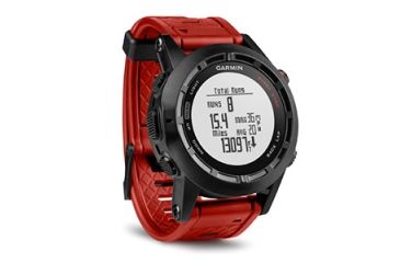 Image of Garmin Fenix 2 GPS Training Watch Special Edition Performer Bundle, Red 010-01040-71