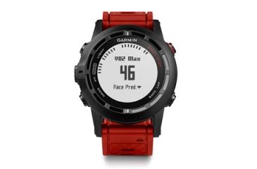 Image of Garmin Fenix 2 GPS Training Watch Special Edition Performer Bundle, Red 010-01040-71