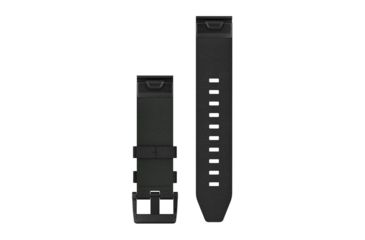 Image of Garmin Fenix 5 Plus 22mm QuickFit Leather Band, Black 010-12740-01