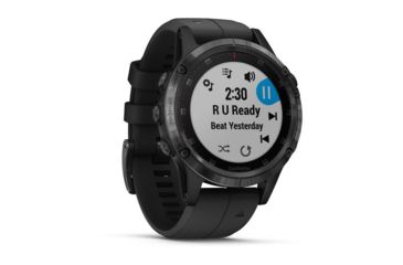Image of Garmin Fenix 5 Plus, Sapphire, GPS Watch, NA, Black/Black 010-01988-00