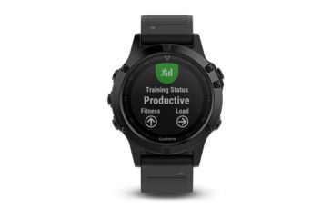 Image of Garmin Fenix 5, Sapphire, Black, GPS Watch, NA, Black 010-01688-10