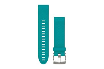Image of Garmin Fenix 5s 20mm QuickFit Silicone Band, Turquoise 010-12491-11