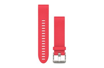 Image of Garmin Fenix 5s 20mm QuickFit Silicone Band, Azalea Pink 010-12491-14