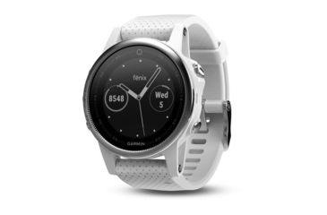 Image of Garmin Fenix 5S, GPS Watch, WW, Carrara White 010-01685-00