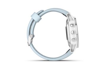 Image of Garmin Fenix 5S Plus, Glass, GPS Watch, NA, White/Sea Foam 010-01987-22