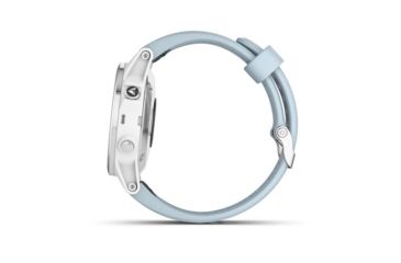 Image of Garmin Fenix 5S Plus, Glass, GPS Watch, NA, White/Sea Foam 010-01987-22