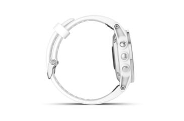 Image of Garmin Fenix 5S Plus, Sapphire, GPS Watch, NA, White/White 010-01987-00