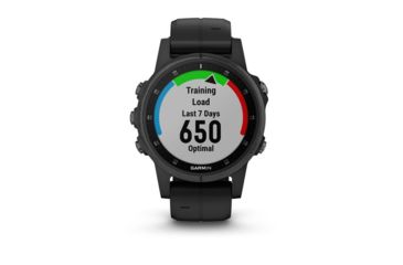 Image of Garmin Fenix 5S Plus, Sapphire, GPS Watch, NA, Black/Black 010-01987-02