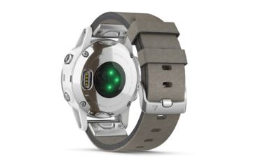 Image of Garmin Fenix 5S Plus, Sapphire, GPS Watch, NA, White/Gray 010-01987-04