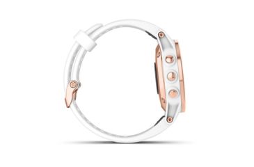 Image of Garmin Fenix 5S Plus, Sapphire, GPS Watch, NA, White Rose Gold/White 010-01987-06