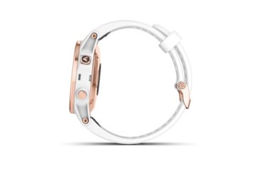 Image of Garmin Fenix 5S Plus, Sapphire, GPS Watch, NA, White Rose Gold/White 010-01987-06