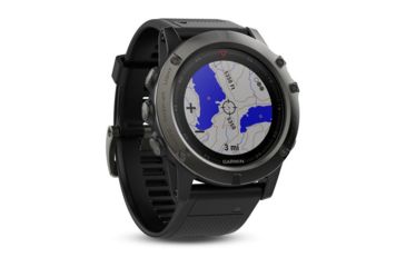 Image of Garmin fenix 5x, Sapphire, GPS Watch, Canada, Slate Gray 010-01733-05