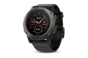 Image of Garmin fenix 5x, Sapphire, GPS Watch, Canada, Slate Gray 010-01733-05