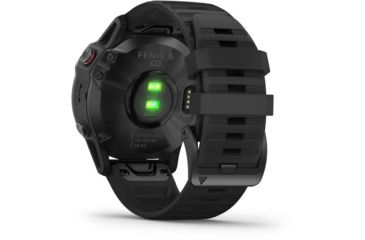 Image of Garmin Fenix 6 Pro Multisport Fitness Watch, Black w/Black Band, 010-02158-01