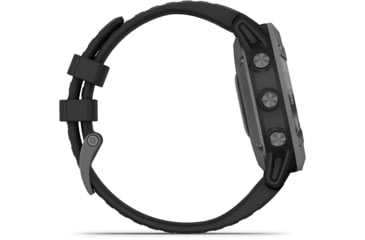 Image of Garmin Fenix 6 Pro Solar Watch, Slate Gray with Black Band, 010-02410-14