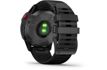 Image of Garmin Fenix 6 Pro Solar Watch, Slate Gray with Black Band, 010-02410-14