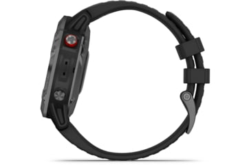 Image of Garmin Fenix 6 Pro Solar Watch, Slate Gray with Black Band, 010-02410-14
