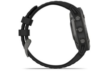 Image of Garmin Fenix 6 Sapphire Multisport Fitness Watch, Gray w/Black Band, 010-02158-10