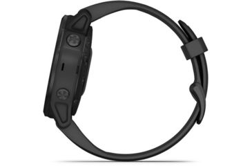 Image of Garmin Fenix 6S Pro Multisport GPS Smartwatch, Black w/ Black Band, 010-02159-13