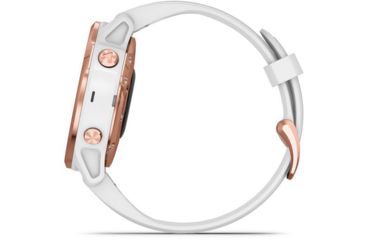 Image of Garmin Fenix 6S Pro Multisport GPS Smartwatch, Rose Gold w/White Band, 010-02159-10