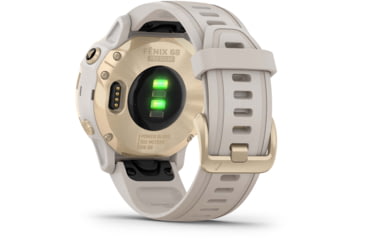 Image of Garmin Fenix 6S Pro Solar Watch, Light Gold w/ Light Sand Band, 010-02409-10