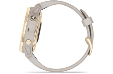 Image of Garmin Fenix 6S Pro Solar Watch, Light Gold w/ Light Sand Band, 010-02409-10