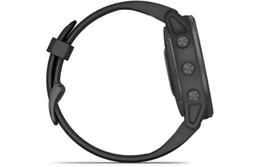 Image of Garmin Fenix 6S Sapphire Multisport GPS Smartwatch, Carbon Grey DLC w/Black Band, 010-02159-24