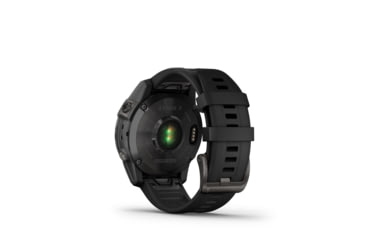 Image of Garmin Fenix 7 Sapphire Solar Watch, Carbon Gray DLC Titanium Case, Black Band, 010-02540-20