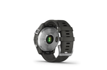 Image of Garmin Fenix 7 Watch, Silver Case, Graphite Band, 010-02540-00