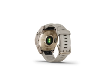 Image of Garmin Fenix 7S Sapphire Solar Watch, Cream Gold Titanium Case, Sand Band, 010-02539-20