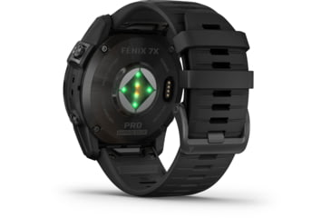 Image of Garmin Fenix 7X Pro Sapphire Solar Edition Carbon Gray DLC Titanium with Black Band Watch, 010-02778-10