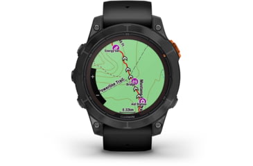 Image of Garmin Fenix 7X Pro Solar Edition Slate Gray with Black Band Watch, 010-02778-00