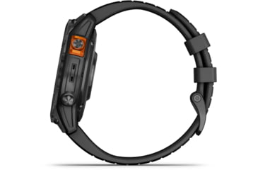 Image of Garmin Fenix 7X Pro Solar Edition Slate Gray with Black Band Watch, 010-02778-00