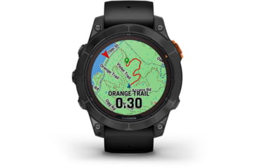 Image of Garmin Fenix 7X Pro Solar Edition Slate Gray with Black Band Watch, 010-02778-00