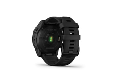 Image of Garmin Fenix 7X Sapphire Solar Watch, Black DLC Titanium Case, Black Band, 010-02541-22