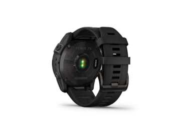 Image of Garmin Fenix 7X Sapphire Solar Watch, Carbon Gray DLC Titanium Case, Black Band, 010-02541-10