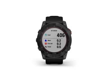 Image of Garmin Fenix 7X Solar Watch, Slate Gray Case, Black Band, 010-02541-00