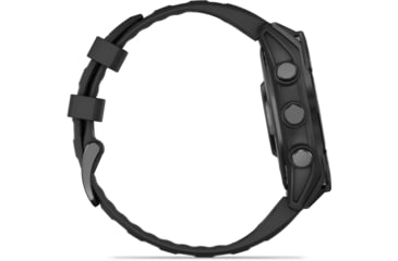 Image of Garmin fenix 8 AMOLED 47mm GPS Watch, Slate Gray with Black Silicone Band, 010-02904-00