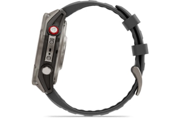 Image of Garmin Fenix 8 Pro Unisex Watches, 47mm Case Diameter, Titanium Bezel, Graphite/Black Silicone Band, 010-03198-10