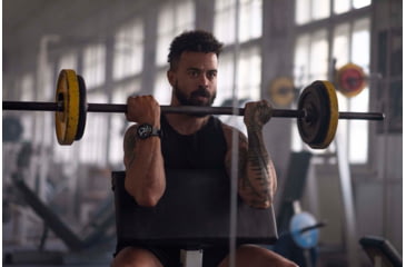 Image of Garmin fenix 8 AMOLED 47mm GPS Watch, Sapphire, Carbon Gray DLC Titanium with Black/Pebble Gray Silicone, 010-02904-20