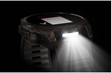 Image of Garmin fenix 8 AMOLED 51mm GPS Watch, Sapphire, Carbon Gray DLC Titanium with Black/Pebble Gray Silicone, 010-02905-20