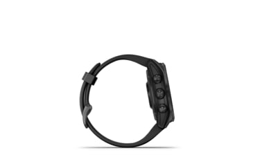 Image of Garmin Fenix7S Solar Watch, Slate Gray Case, Black Band, 010-02539-12
