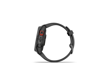 Image of Garmin Fenix7S Solar Watch, Slate Gray Case, Black Band, 010-02539-12