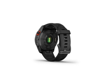 Image of Garmin Fenix7S Solar Watch, Slate Gray Case, Black Band, 010-02539-12