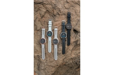 Image of Garmin Fenix7S Solar Watch, Slate Gray Case, Black Band, 010-02539-12