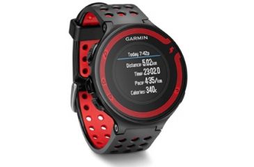 Image of Garmin Forerunner 220 black/red bundle GPS running watch 010-01147-30