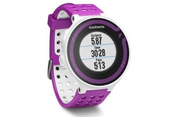 Image of Garmin Forerunner 220 white/violet bundle GPS running watch 010-01147-31