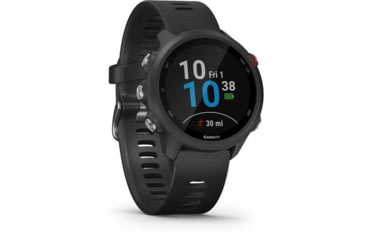 Image of Garmin Forerunner 245 Music Running Watch, Black/Red, 010-02120-20