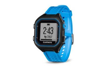 Image of Garmin Forerunner 25, GPS, Americas/PAC, Black/Blue, Large 010-01353-01